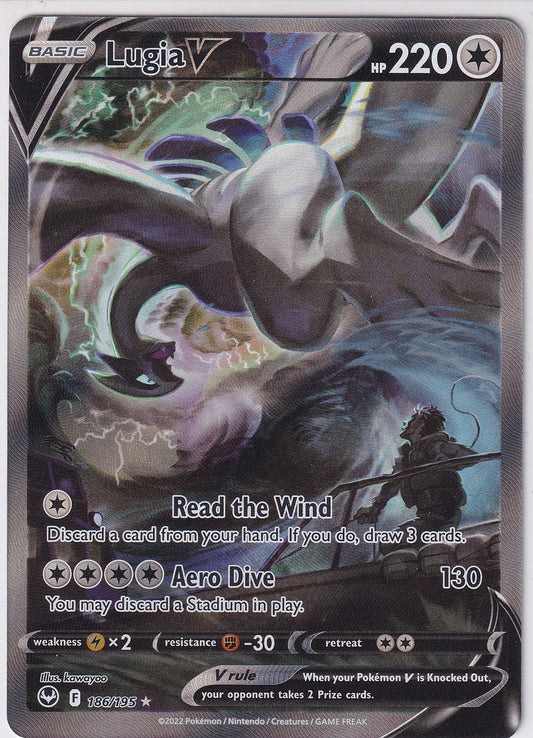 Lugia V (Alternate Full Art) Silver Tempest Ultra Rare 186/195
