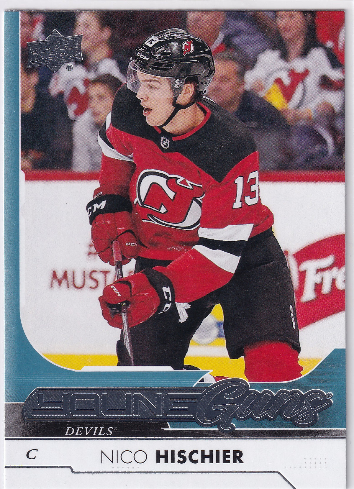 2017-18 Upper Deck Series One Nico Hischier Young Guns #201
