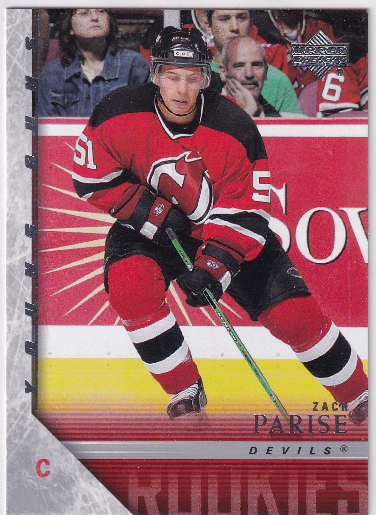 2005-06 Upper Deck Zach Parise Young Guns #206