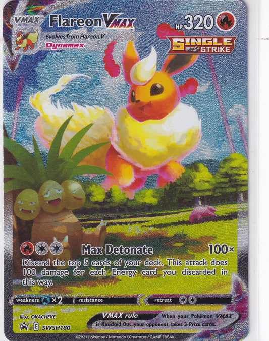 Flareon VMAX SWSH180 Pokemon Sword & Shield Promo