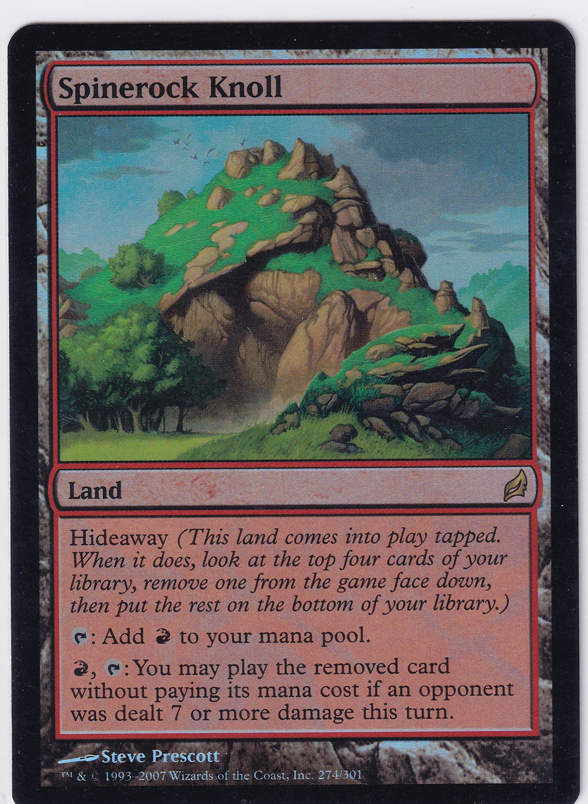 Spinerock Knoll 274/301 Magic The Gathering Lorwyn