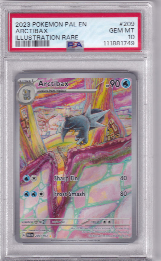PSA 10 Arctibax 209/193 Pokemon Scarlet & Violet Paldea Evolved
