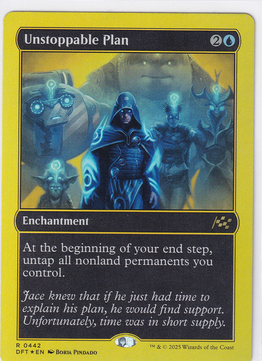 Unstoppable Plan 442 (First Place Foil)  Magic The Gathering Aetherdrift