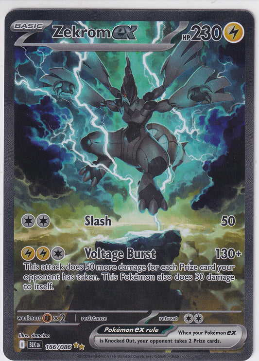 Zekrom ex Black Bolt Special Illustration Rare 166/086
