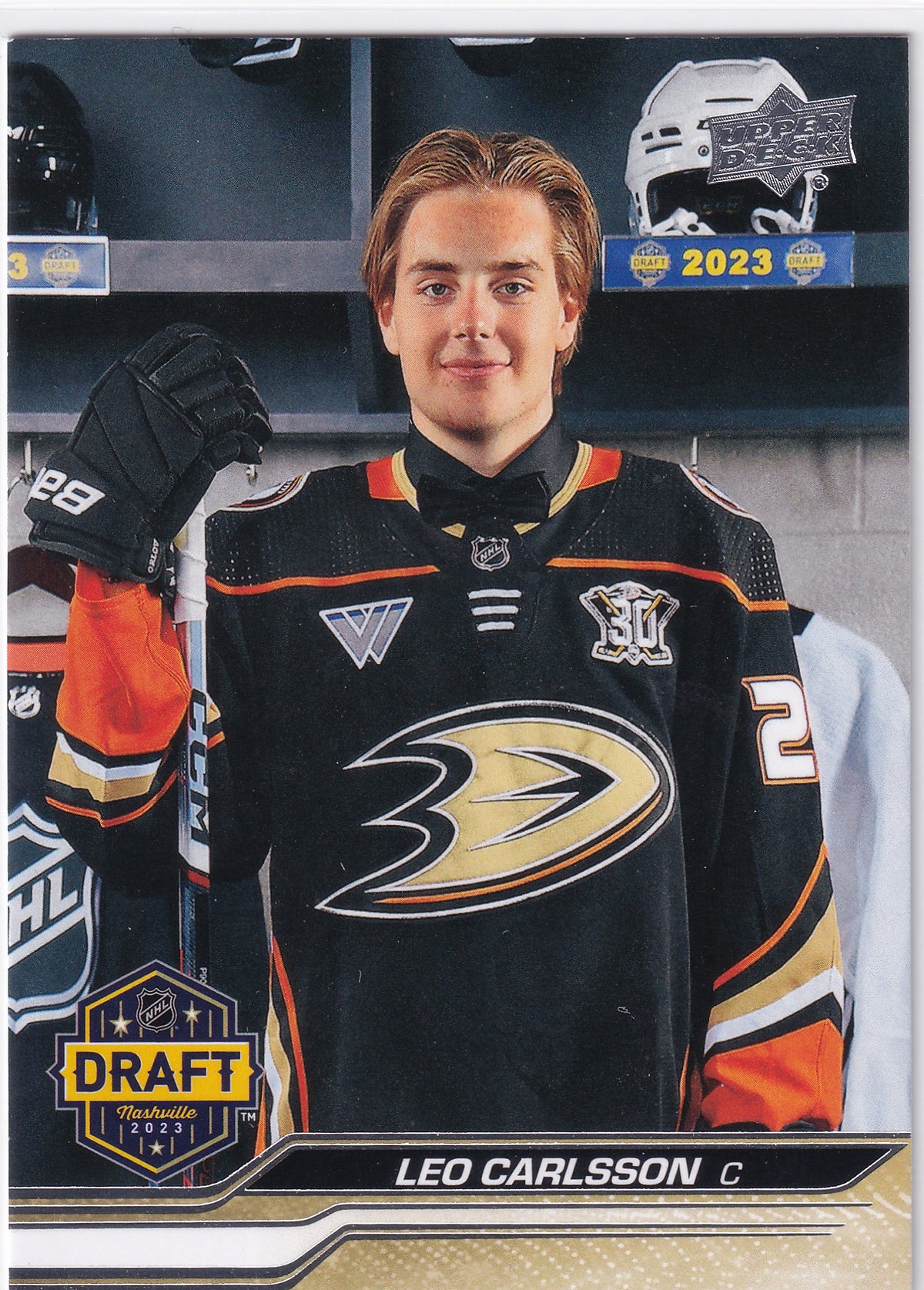 2023-24 Upper Deck Extended Series Leo Carlsson First Round Draft #736