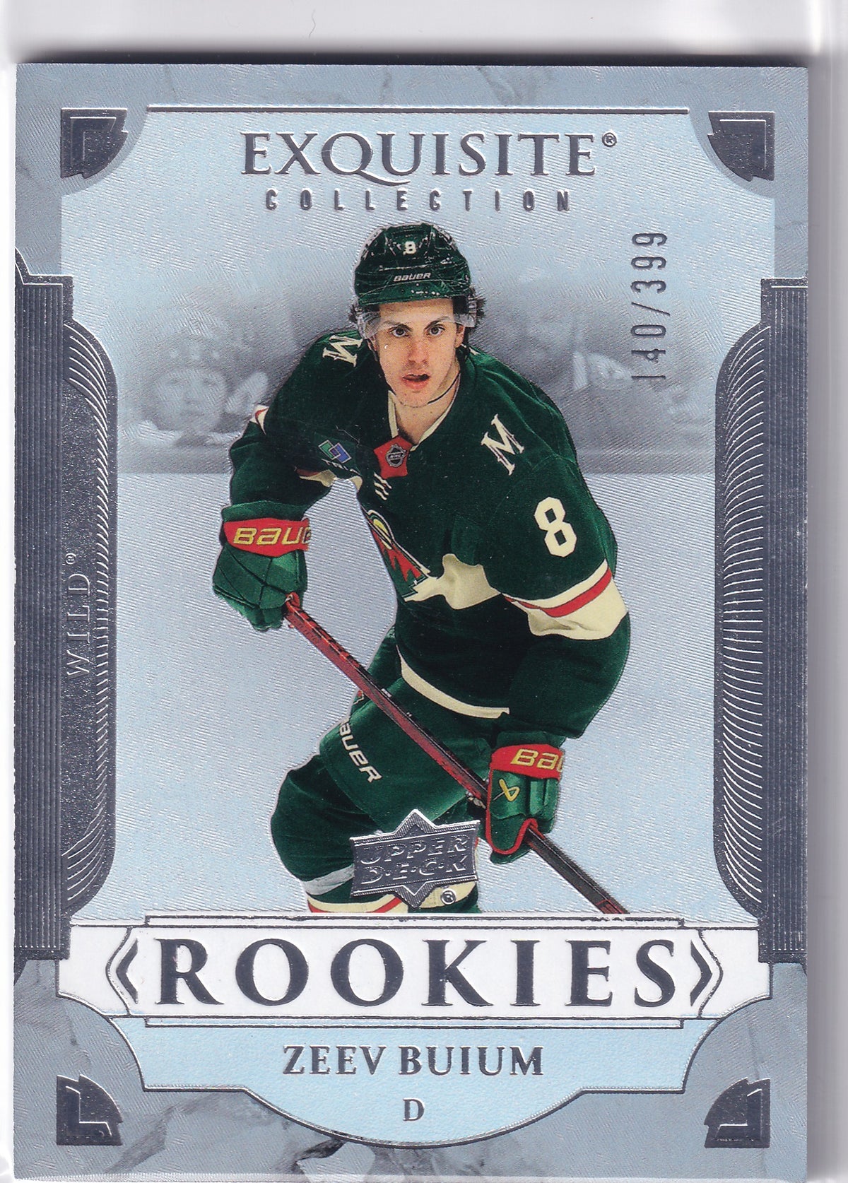 2025-26 Black Diamond Hockey Zeev Buium Exquisite Collection Rookie 140/399 R-ZB