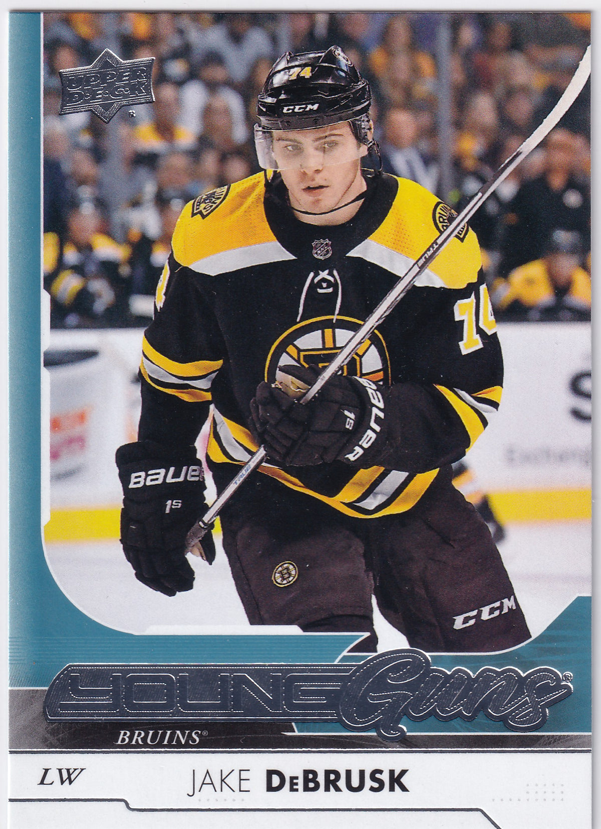 2017-18 Upper Deck Series One Jake DeBrusk Young Guns #212