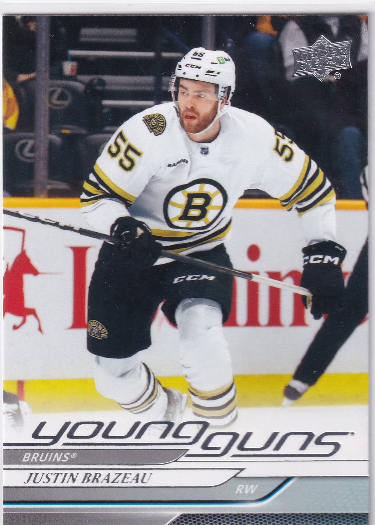 2024-25 Upper Deck Series One Justin Brazeau Young Guns #222