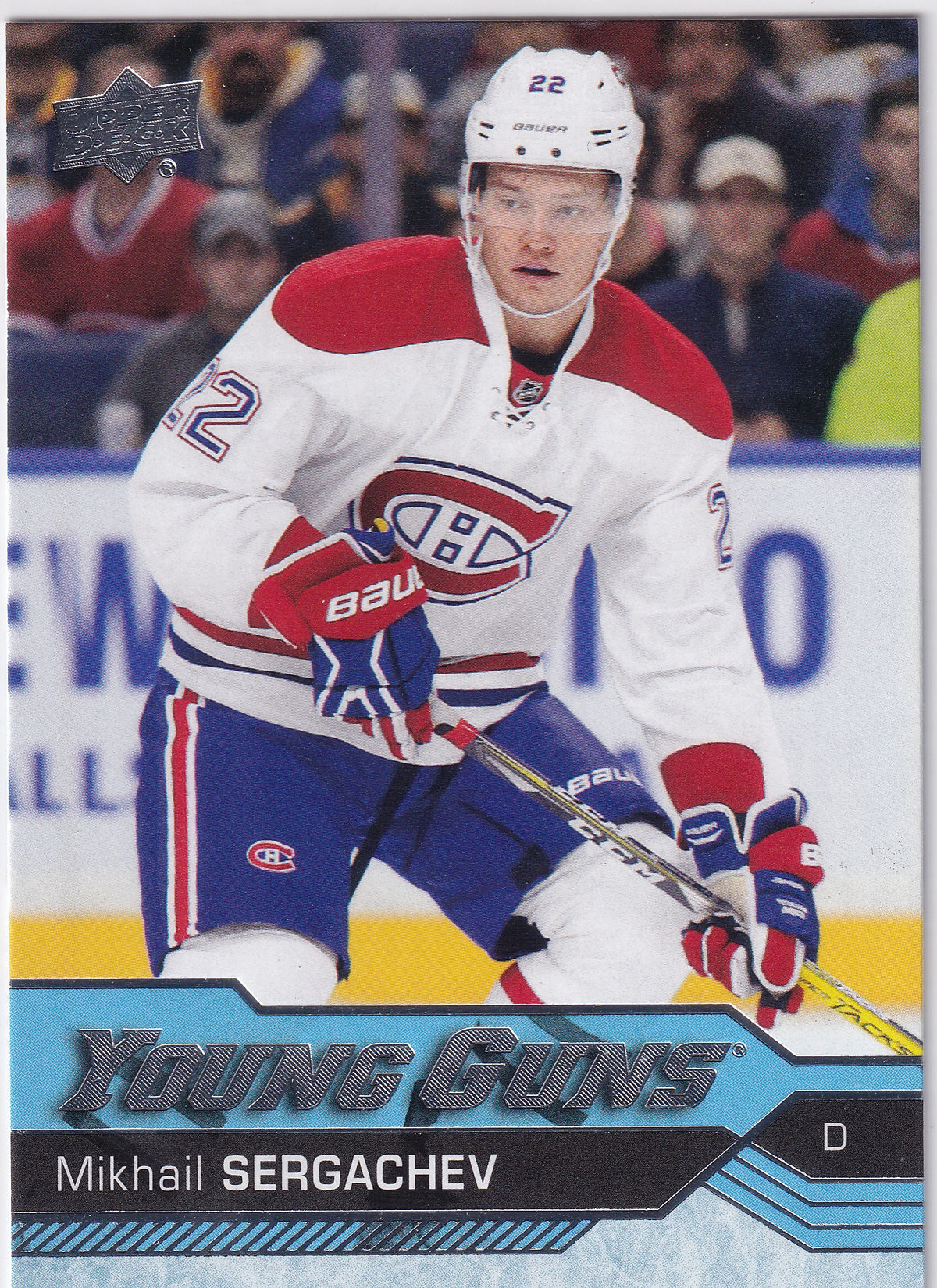 2016-17 Upper Deck Series One Mikhail Sergachev Young Guns #236
