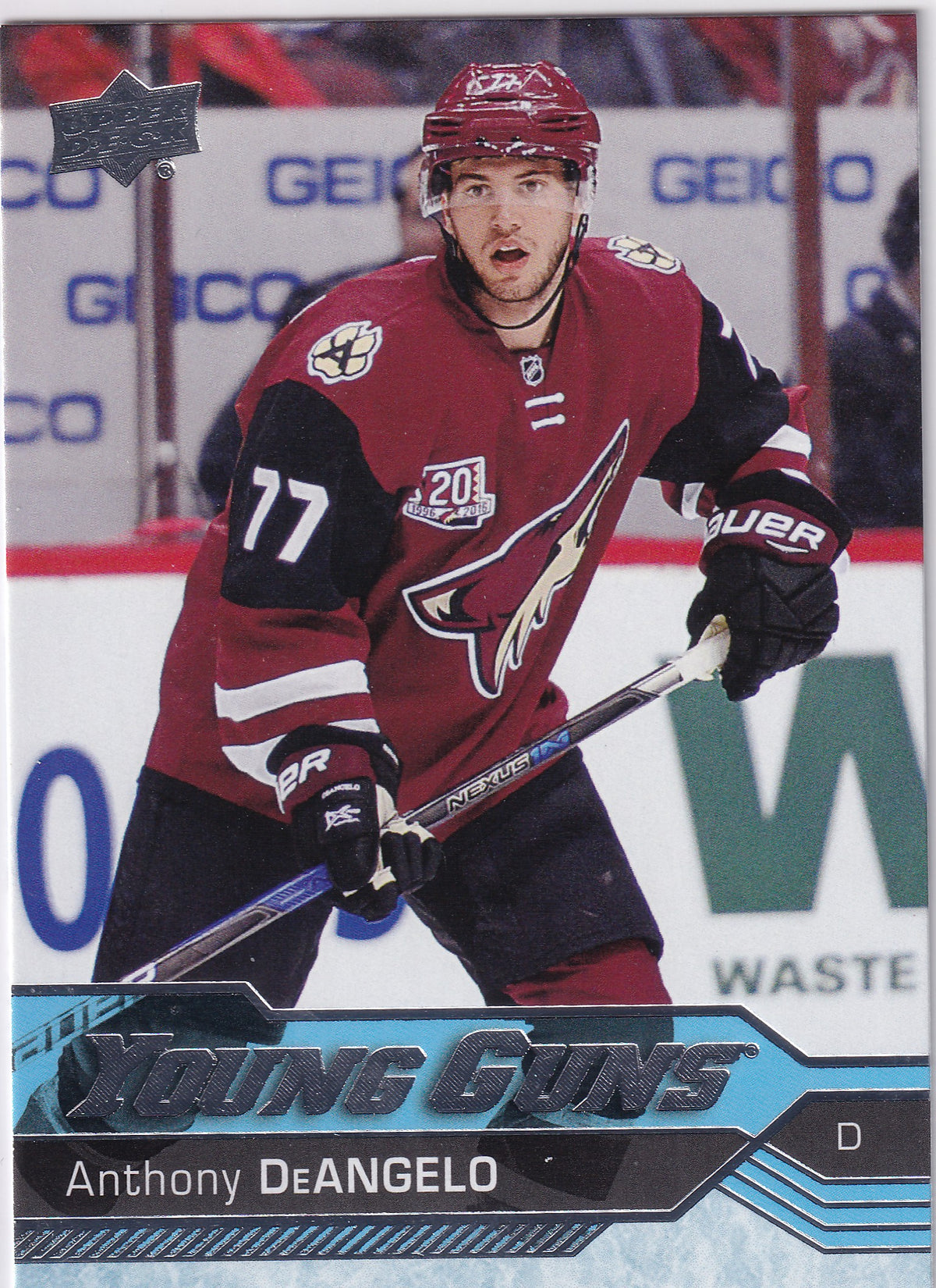 2016-17 Upper Deck Series Two Anthony DeAngelo Young Guns #463
