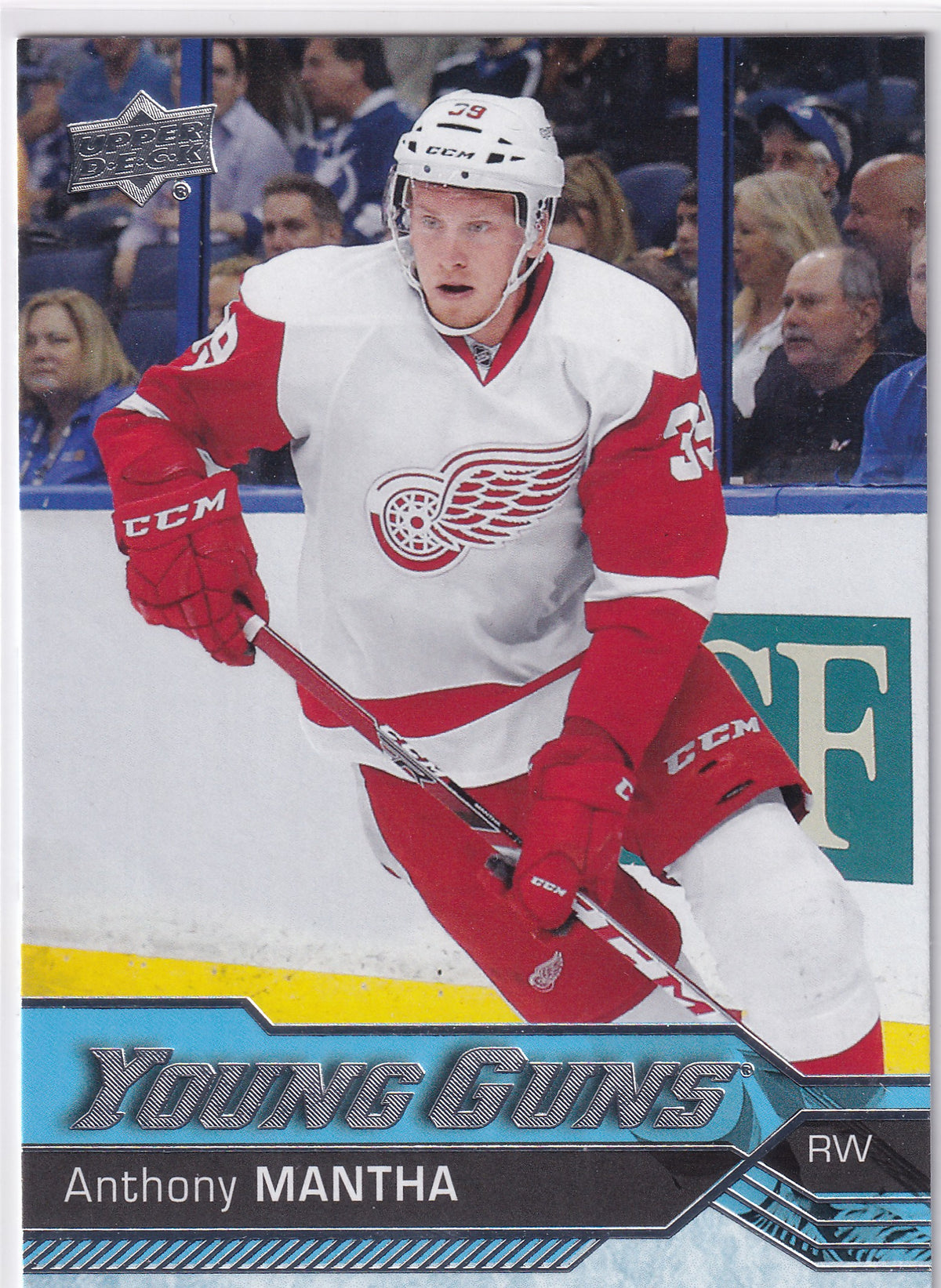 2016-17 Upper Deck Series One Anthony Mantha Young Guns #213