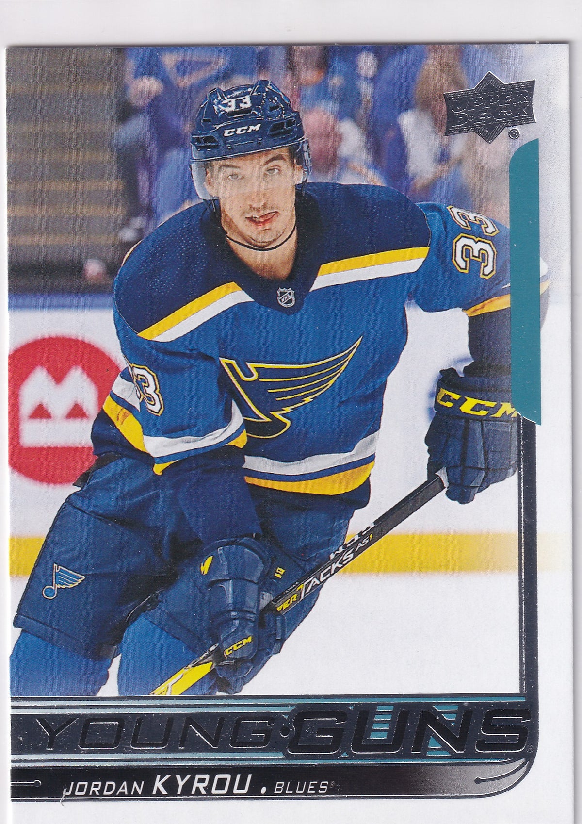 2018-19 Upper Deck Series One Jordan Kyrou Young Guns #241