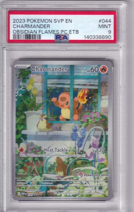 PSA 9 Charmander (Pokemon Center Exclusive) 044 Pokemon Scarlet & Violet Promo