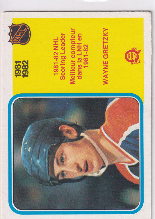 1982-83 O-Pee-Chee Wayne Gretzky Scoring Leaders #243