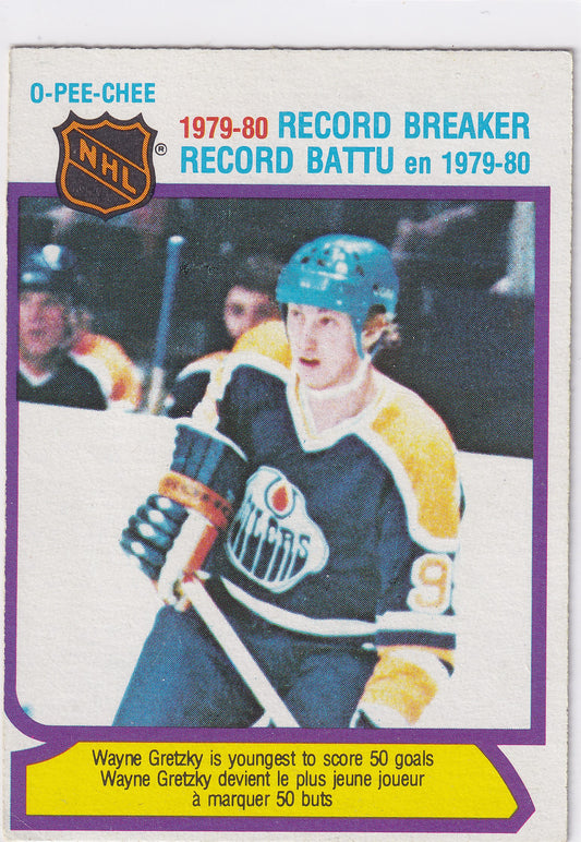 1980-81 O-Pee-Chee Wayne Gretzky Record Breaker #3