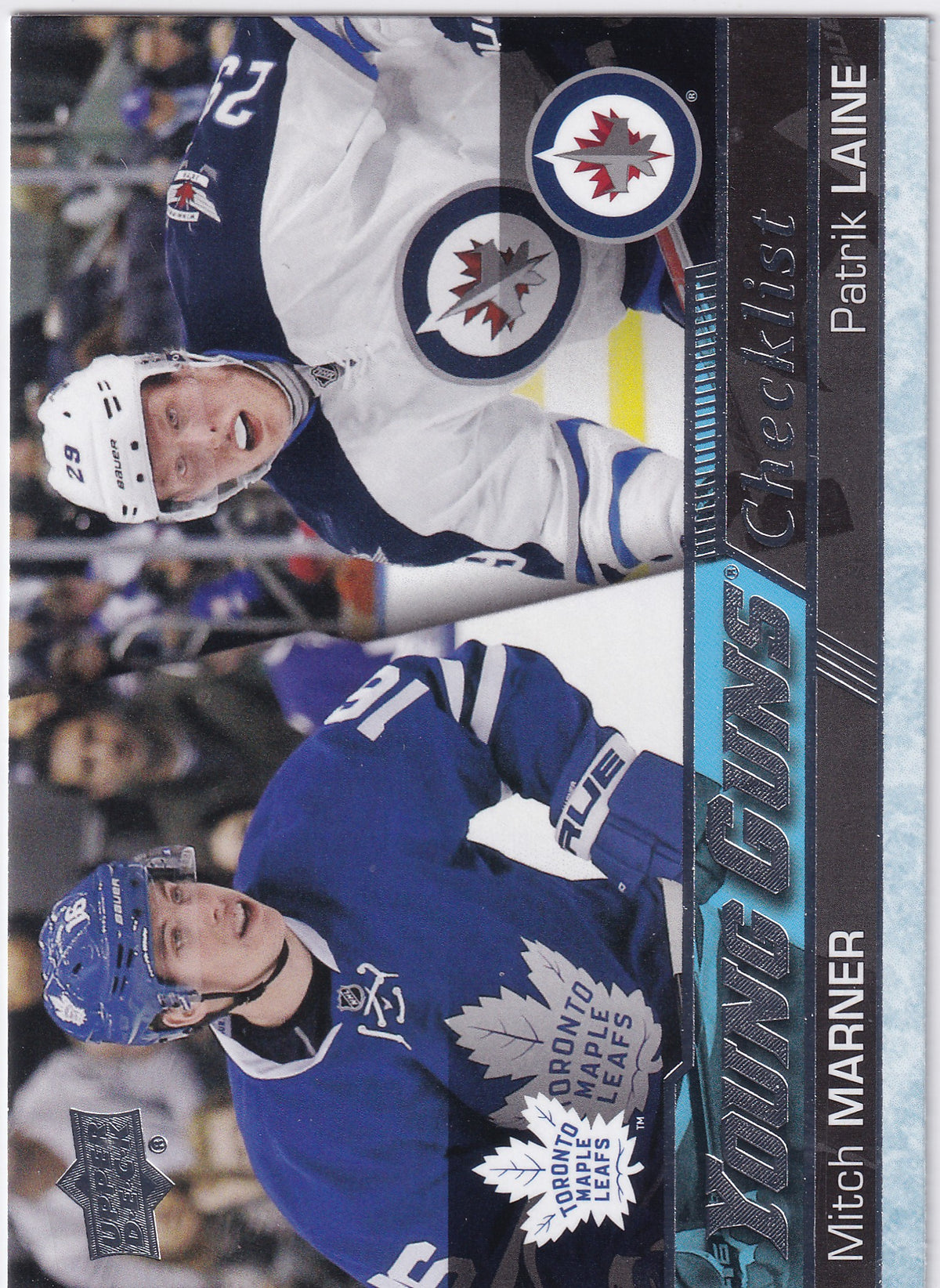 2016-17 Upper Deck Series Two Mitch Marner Patrik Laine Young Guns Checklist #500