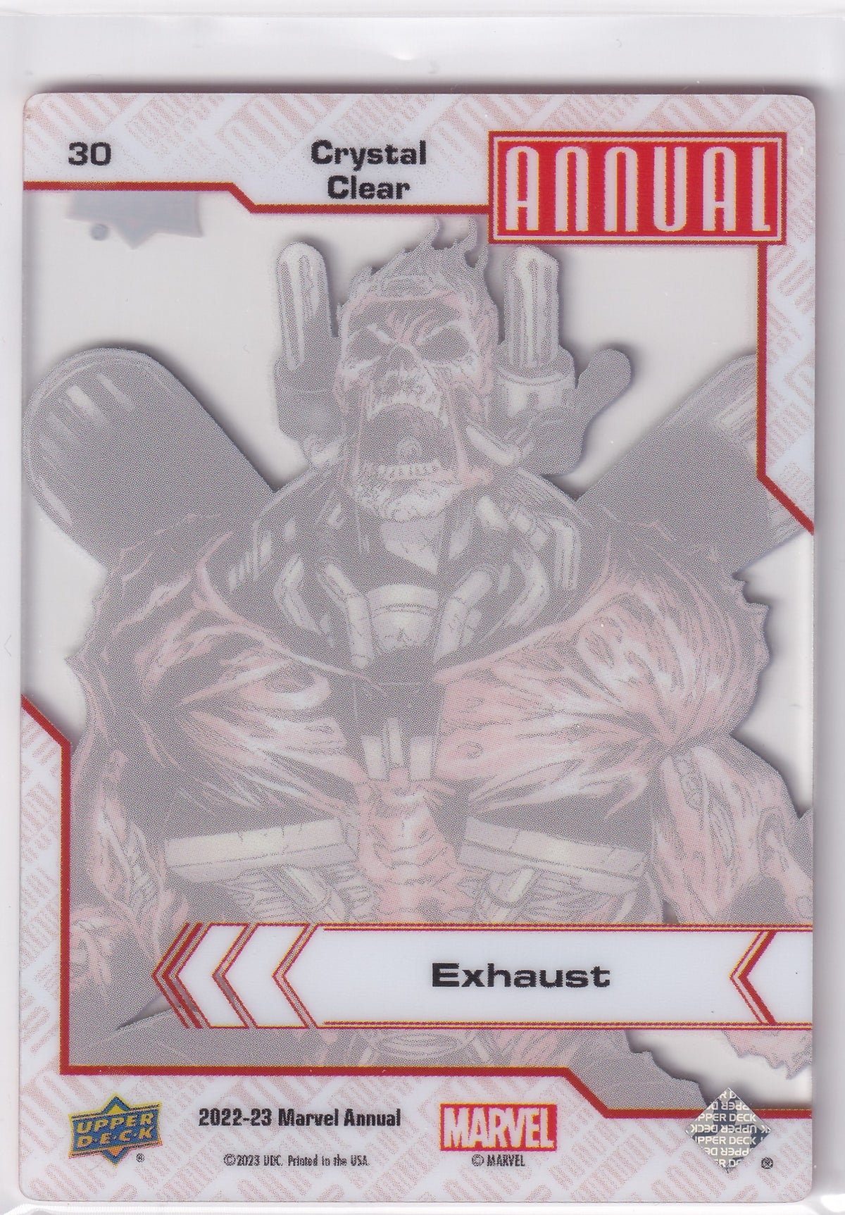 2022-23 Marvel Annual Exhaust Crystal Clear #30