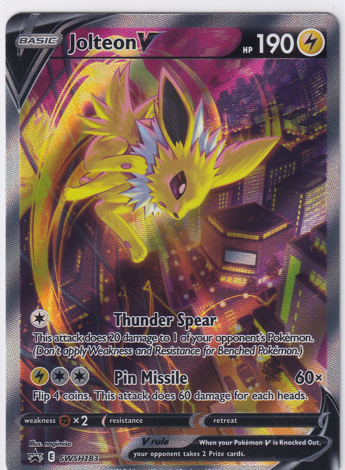 Jolteon V Sword & Shield Promo Promo SWSH183