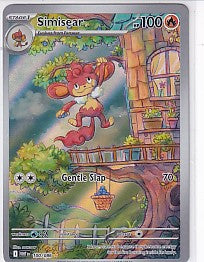 Simisear Illustration Rare - White Flare 100/086 Pokemon Card