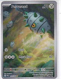 Ferroseed Illustration Rare - White Flare 148/086 Pokemon Card