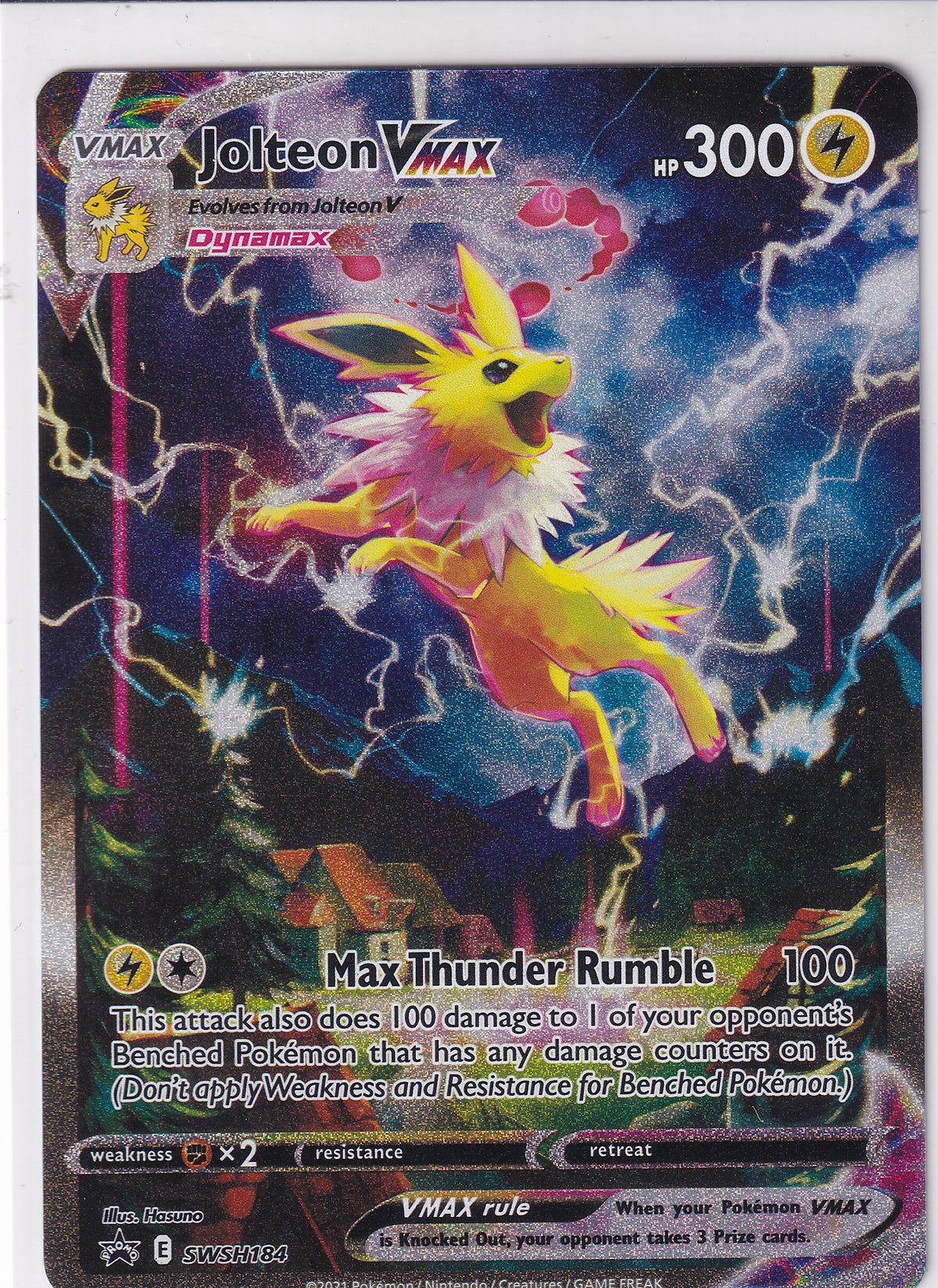 Jolteon VMAX SWSH184 Pokemon Sword & Shield Promo