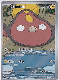 Stunfisk Illustration Rare - White Flare 118/086 Pokemon Card