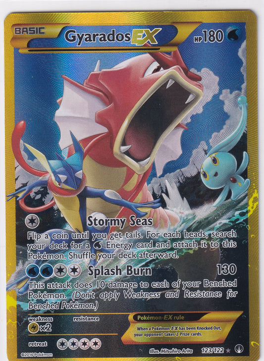 *HP* Gyarados EX 123/122 Pokemon XY BREAKpoint