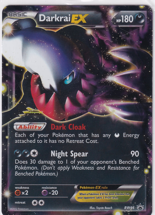 *LP* Darkrai EX BW46 Pokemon Black & White Promos