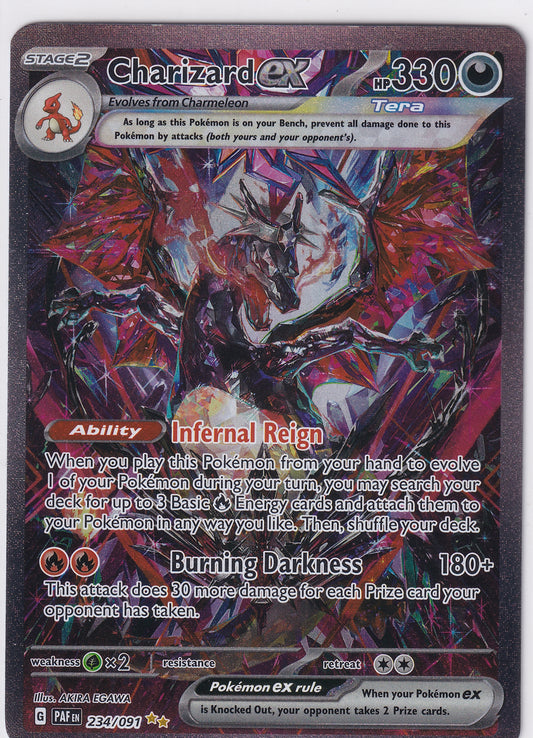 Charizard ex Paldean Fates Special Illustration Rare 234/091