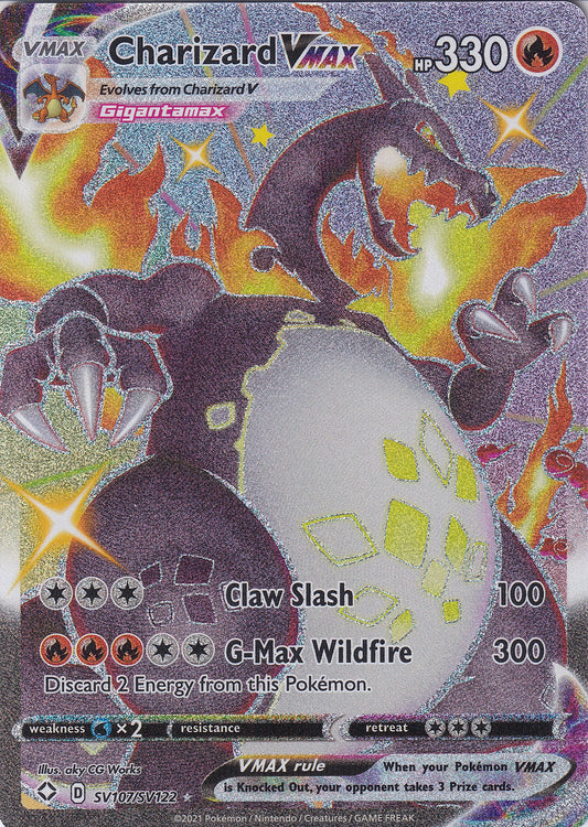 Charizard VMAX Shining Fates: Shiny Vault Shiny Holo Rare SV107/SV122