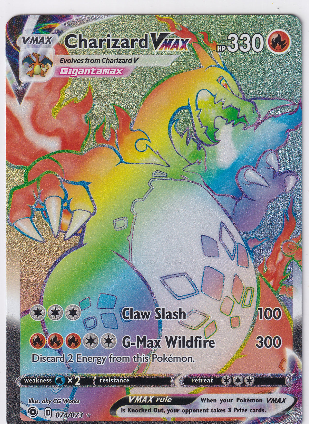 CHARIZARD Vmax 074/073 Champion's Path
