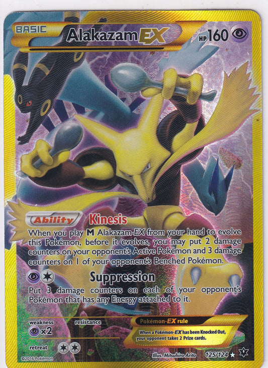 Alakazam EX (Secret) Fates Collide Secret Rare 125/124