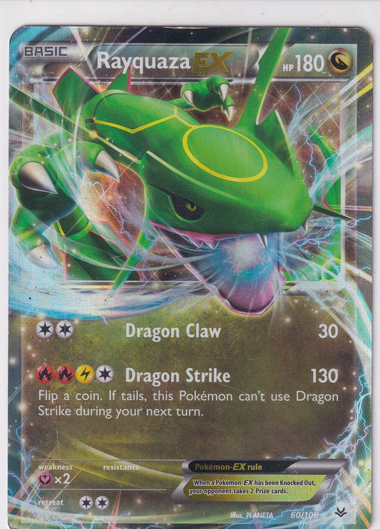 *HP* Rayquaza EX - XY promo XY66 Pokemon Card