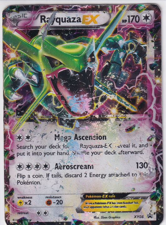 *DMG* Rayquaza EX XY66 Pokemon XY Promo