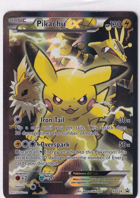 *HP* Pikachu EX XY Promo - XY124 Pokemon Card