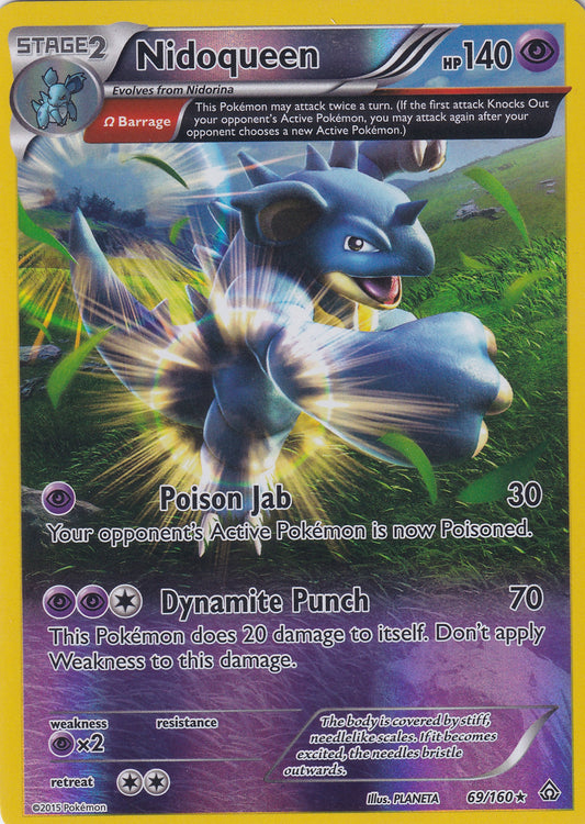 *LP* Nidoqueen (Omega) Reverse Holo Primal Clash 69/160