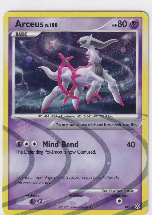 *HP* Arceus Holo Rare - Platinum Arceus AR7 Pokemon Card