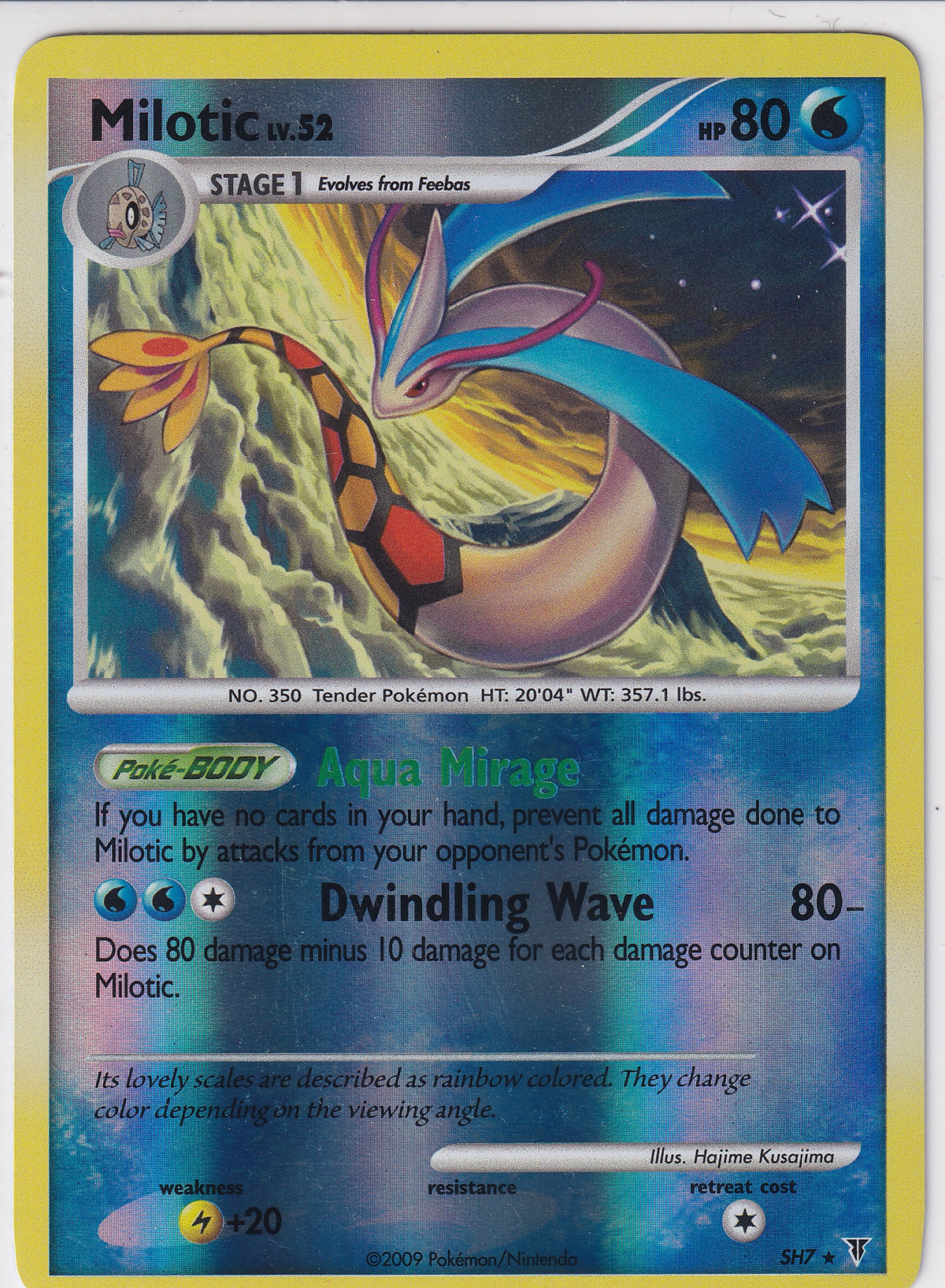 Milotic (Shiny) Supreme Victors Shiny Holo Rare SH7
