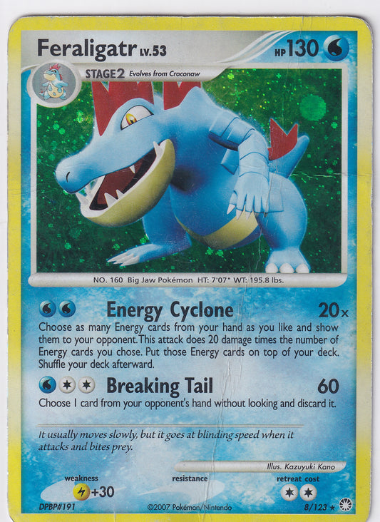 *DMG* Feraligatr Mysterious Treasures 8/123 Pokemon Card