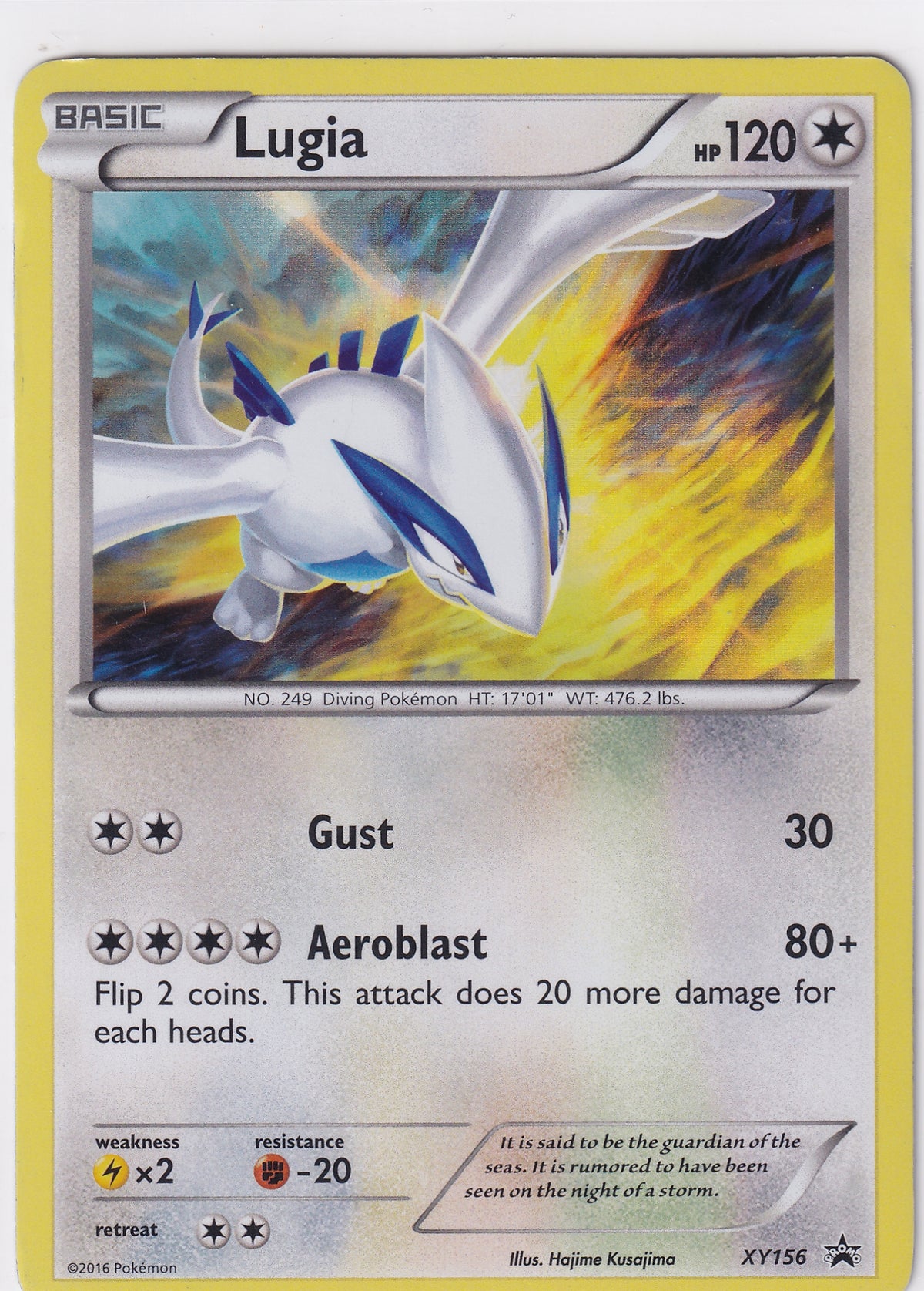 *MP* Lugia Holofoil - XY Promo XY156 Pokemon Card