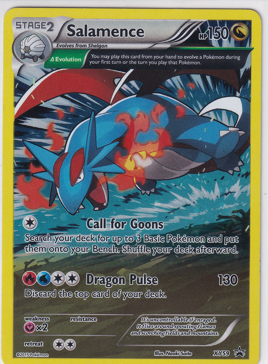 *LP* Salamence Promo - XY Promo XY59 Pokemon Card