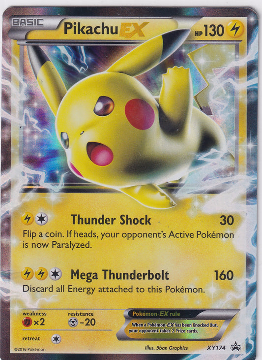 *HP* Pikachu EX XY174 Pokemon XY Promo