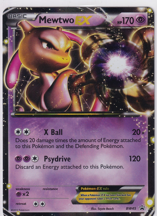*LP* Mewtwo EX BW45 Pokemon Black & White Promo