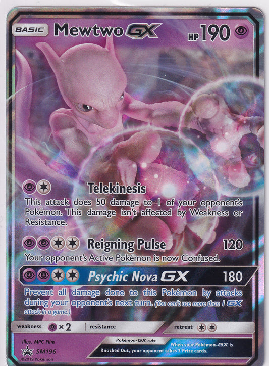 Mewtwo GX SM196 Pokemon Sun & Moon Promo