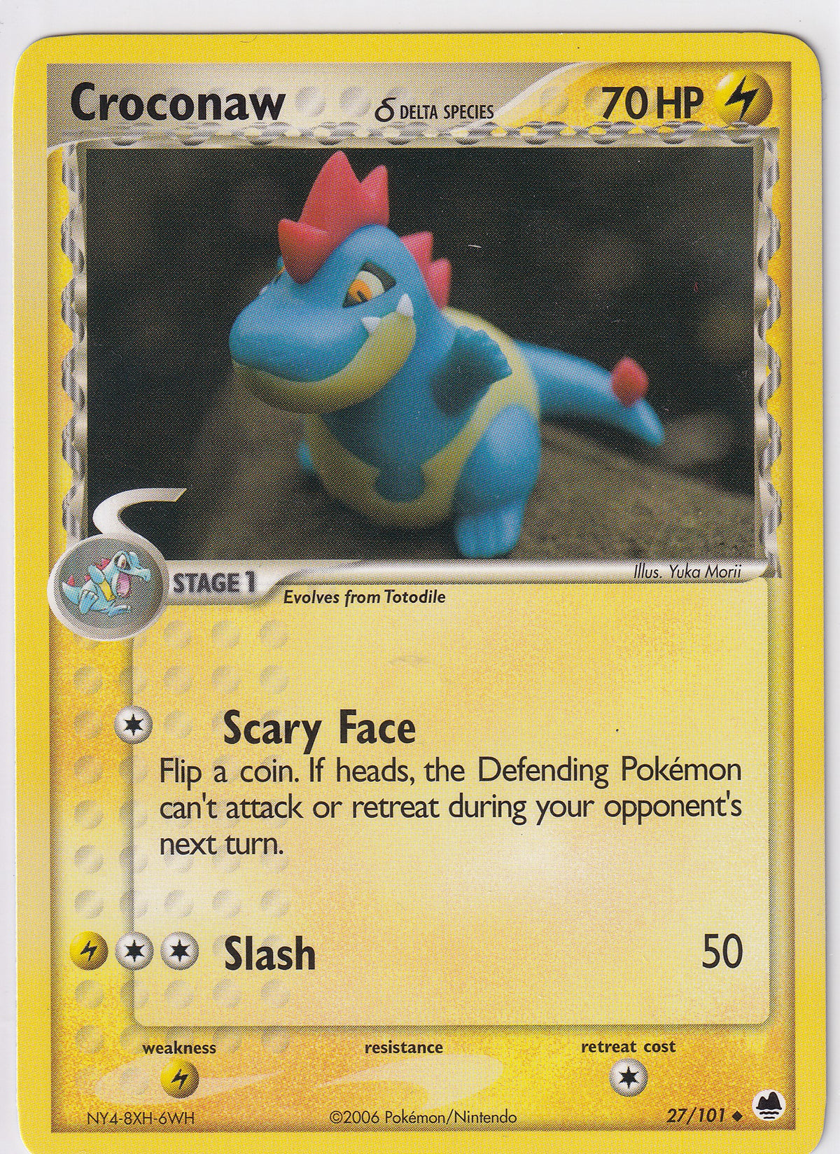 Croconaw (Delta Species) 27/101 Pokemon EX Dragon Frontiers #2