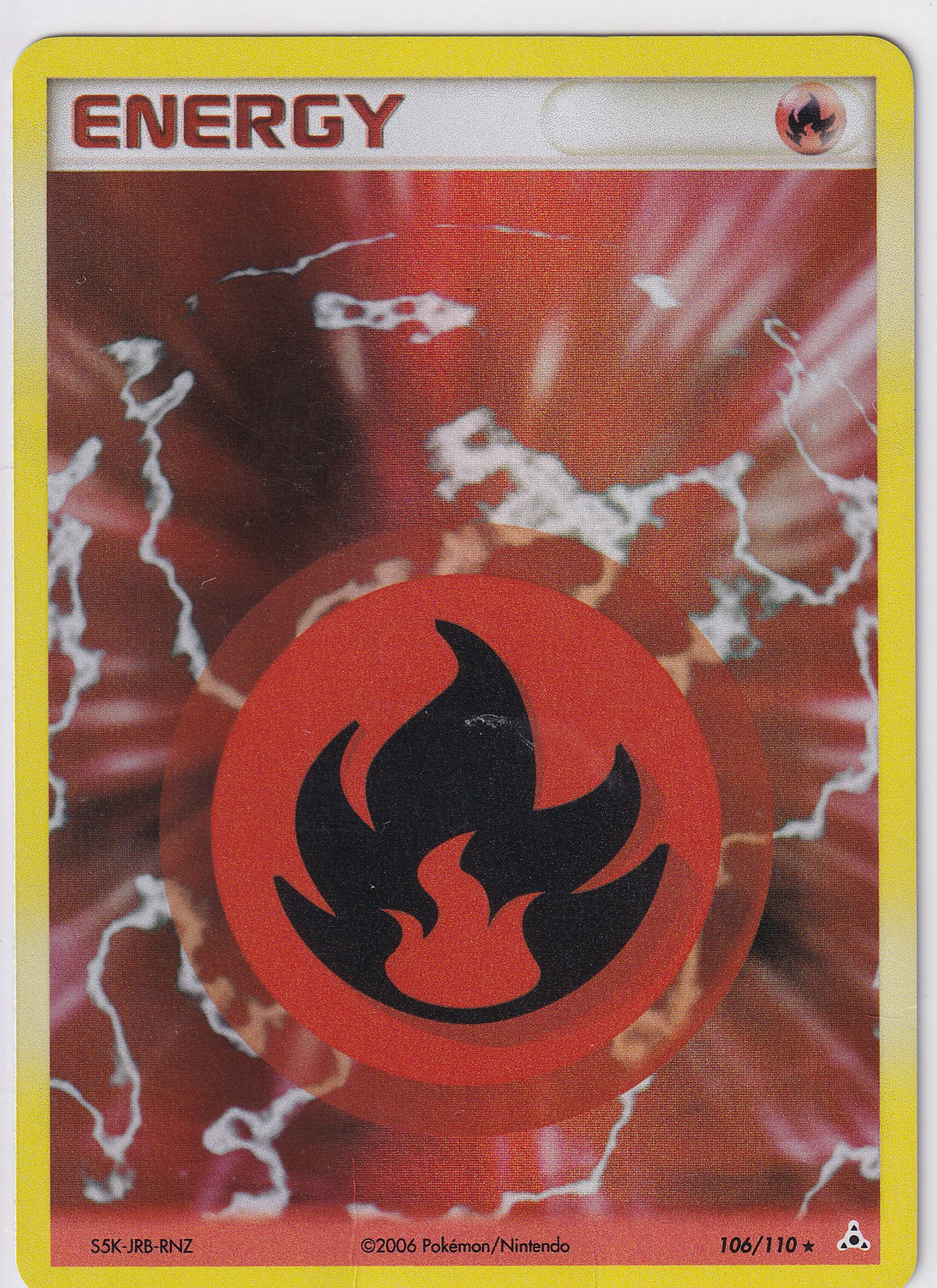 *LP* Fire Energy 106/110 Pokemon EX Holon Phantoms #2