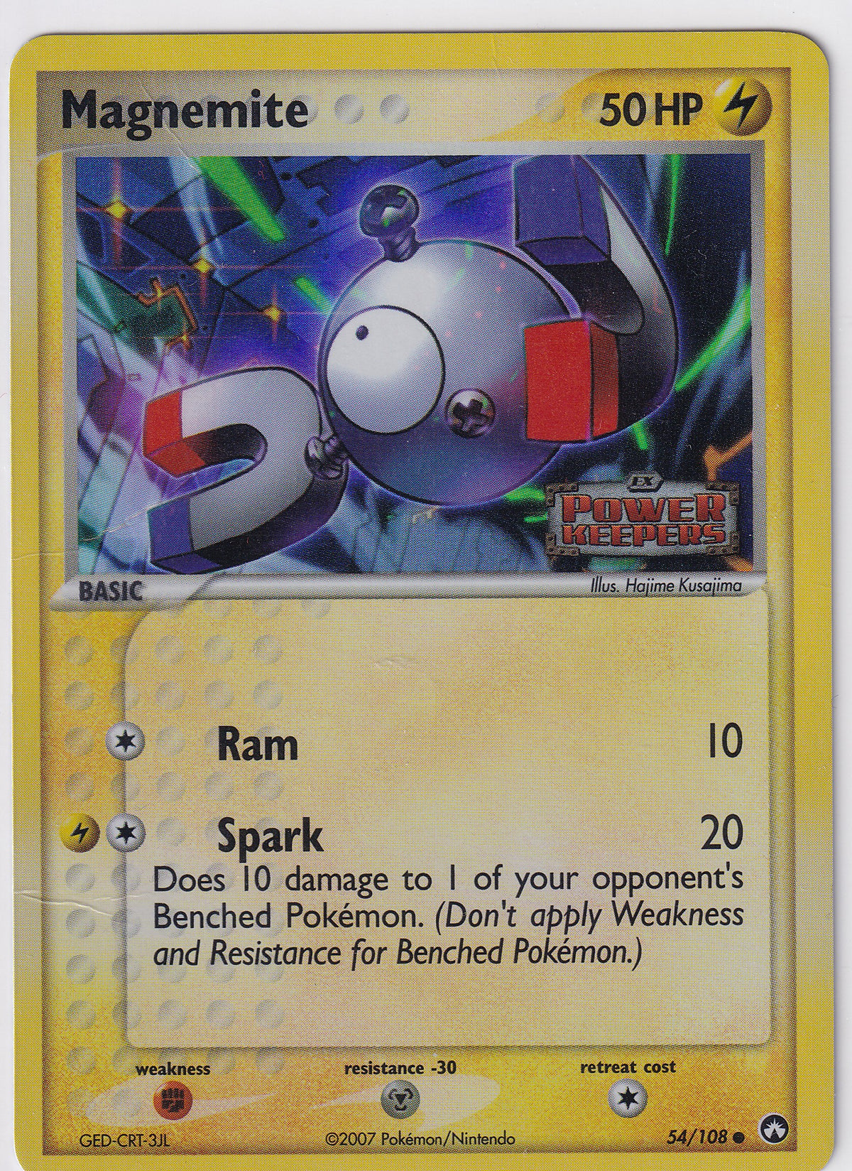 *DMG* Magnemite 54/108 Pokemon EX Power Keepers