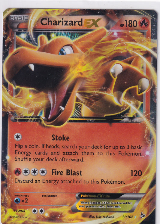 Charizard Ex  11/106 - Flashfire Pokemon Card