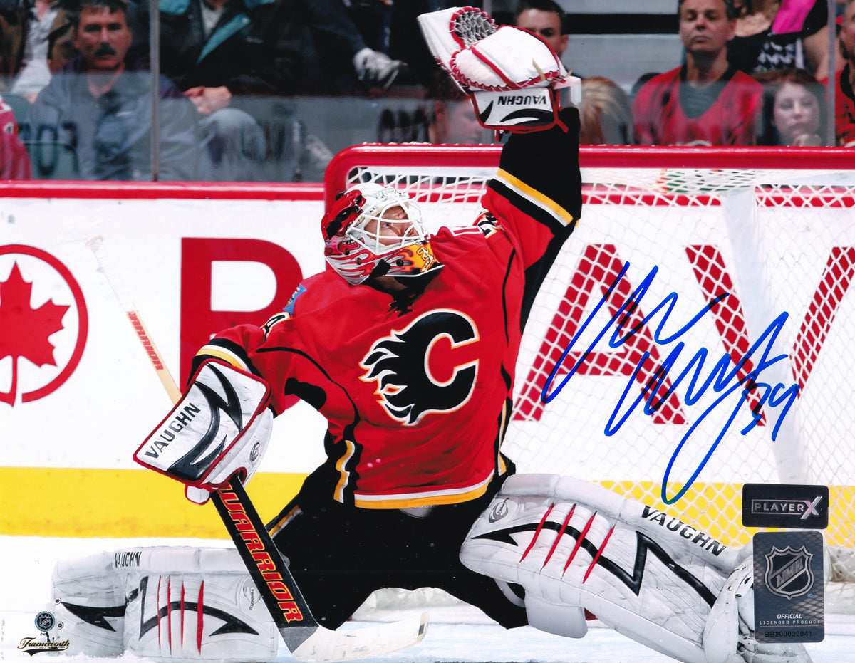 Miikka Kiprusoff Signed Calgary Flames 8x10 Photo Horizontal Spilts with COA - Autographed - Auto (Copy)