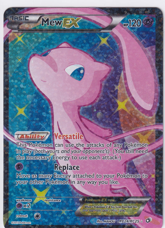 *LP* Mew EX RC24/RC25 Pokemon Black & White Legendary Treasures Radiant Collection
